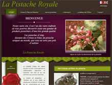 Tablet Screenshot of pistacheroyale.com